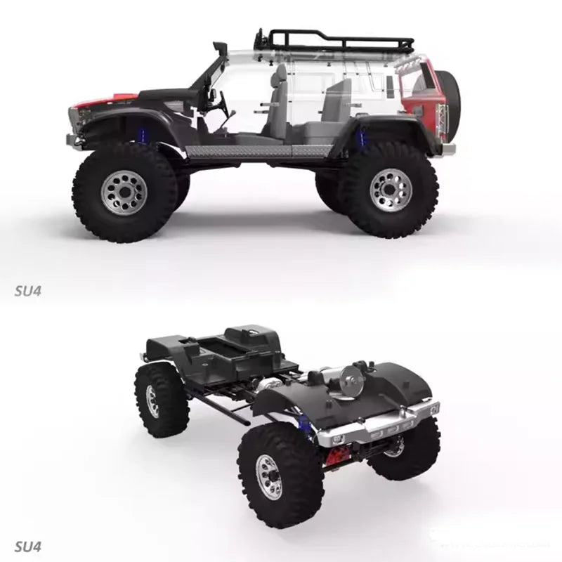 Crossrc 1/10 SU4 Rc 4WD Off Road Climbing Car KIT