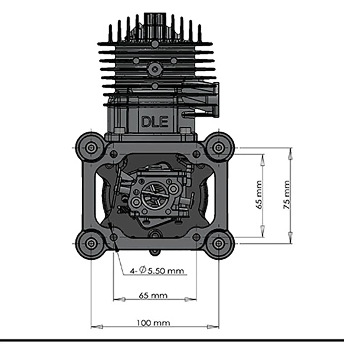 DLE 85 dle85 Gas Engine for RC Fixed Wing Aircraft Model