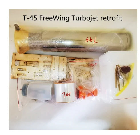 Freewing 90mm F22 T45 80mm L-39 Avanti FMS Viper90 Avanti90 Retrofit Turbojet DIY Kit  for Turbojet K45 Model