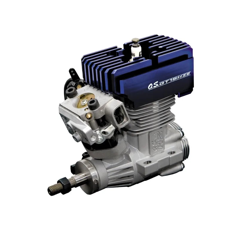 OS Engines GT15HZ II 15cc 2-Stroke Gas Version Engine with PowerBoost Pipe Muffler for 700 91 Class RC Helicopter Petrol Engine