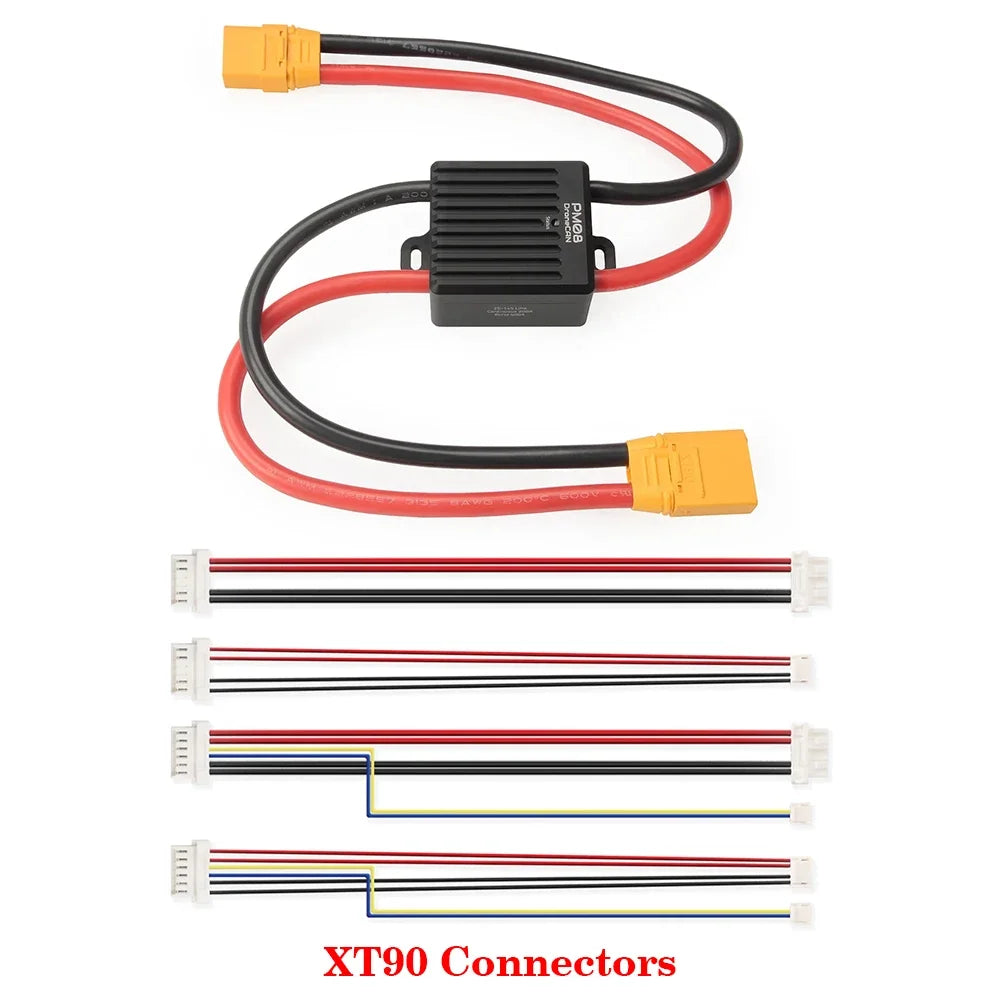 Holybro DroneCAN PM08-CAN Power Module 2-14S 200A Dual Step Down UBEC Output With 2x Independent 5V Out For RC FPV Drone