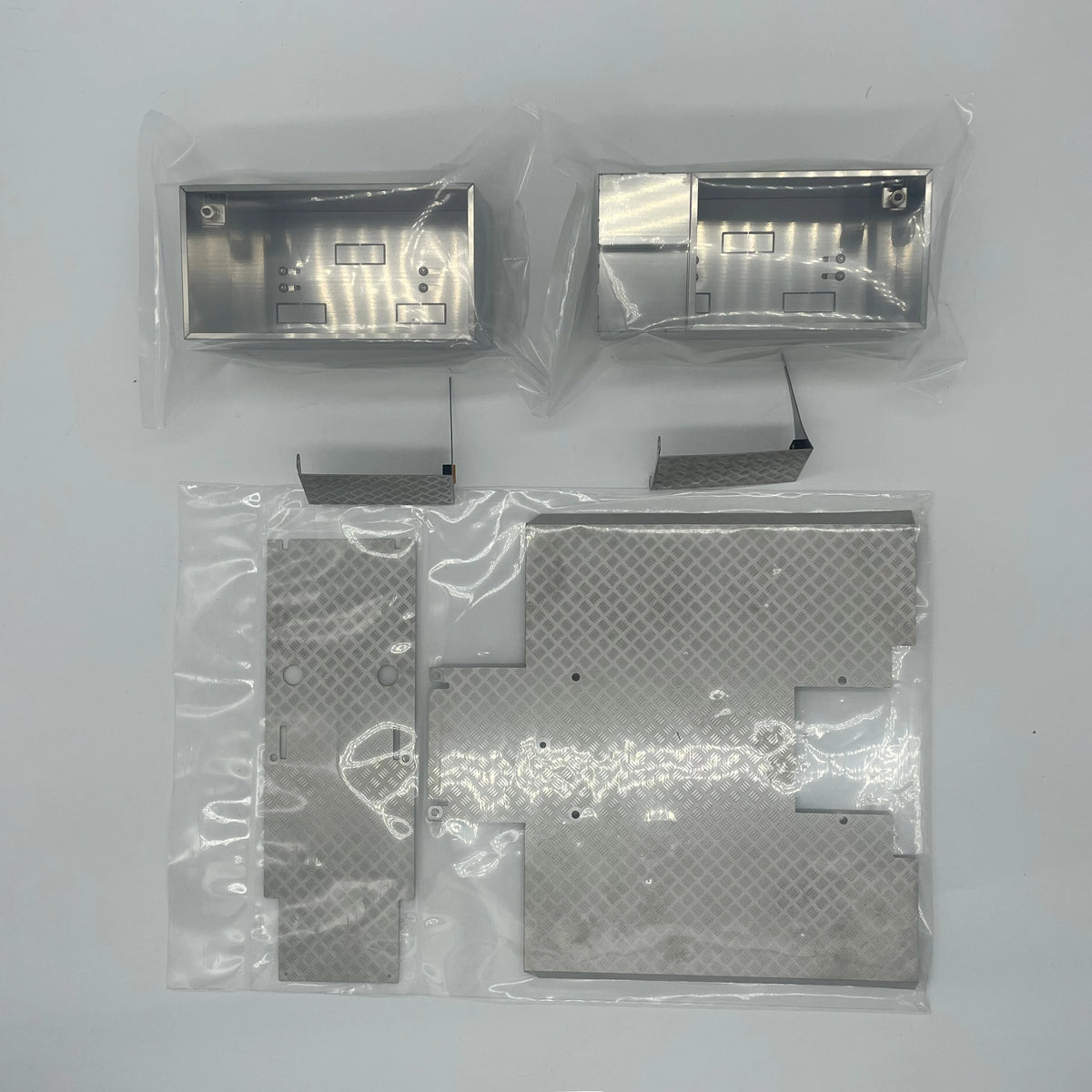 Metal Skid Plate Decorative Plate Toolbox Upgrade for 1/14 Tamiya RC Truck Scania 770S R470 R620 R730 Parts Toy