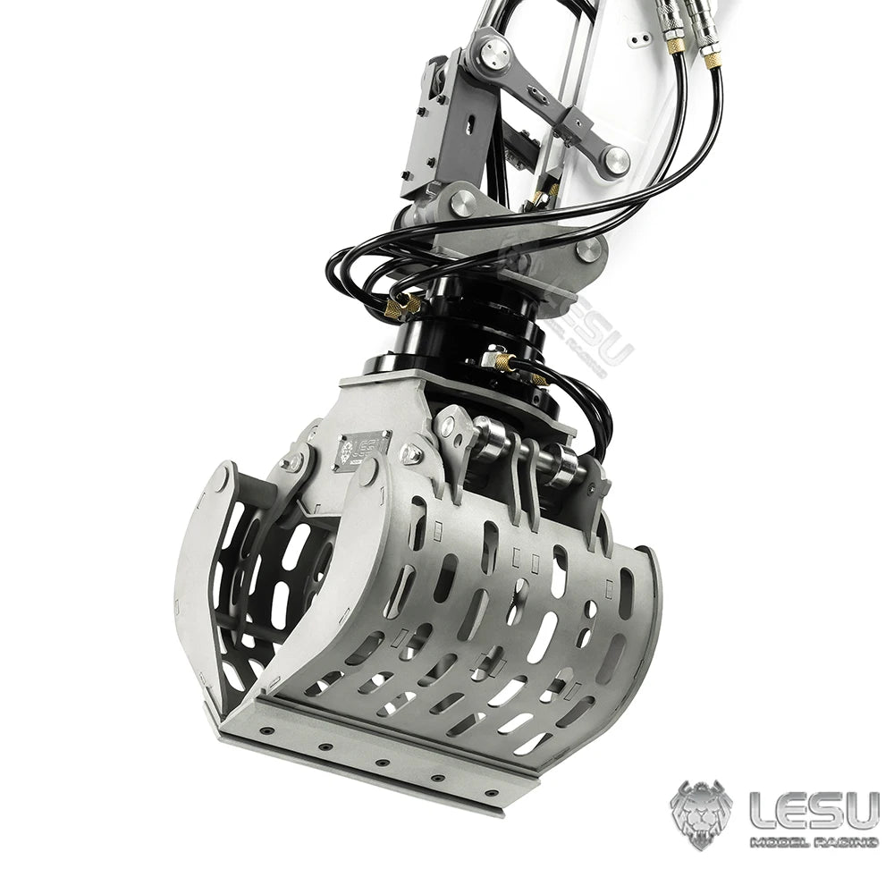 LESU 1/14 RC Hydraulic Engineering Full Metal Excavator AT-CO033-B Mechanical Claw