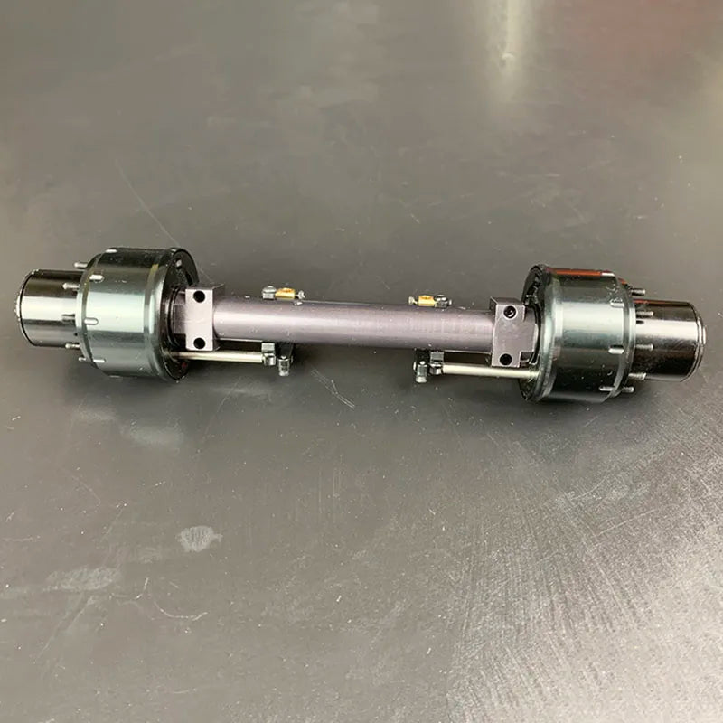 LXYRC 1/14 Metal Bearing Axle with Brake Function for Tamiya RC Truck