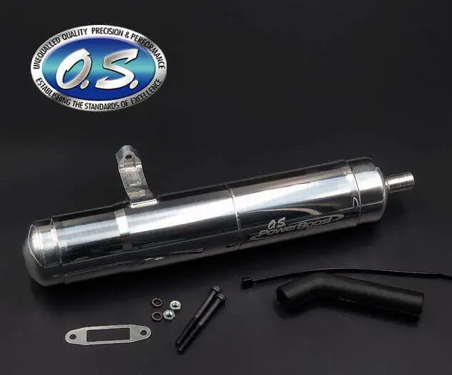 OS Engines GT15HZ II 15cc 2-Stroke Gas Version Engine with PowerBoost Pipe Muffler for 700 91 Class RC Helicopter Petrol Engine
