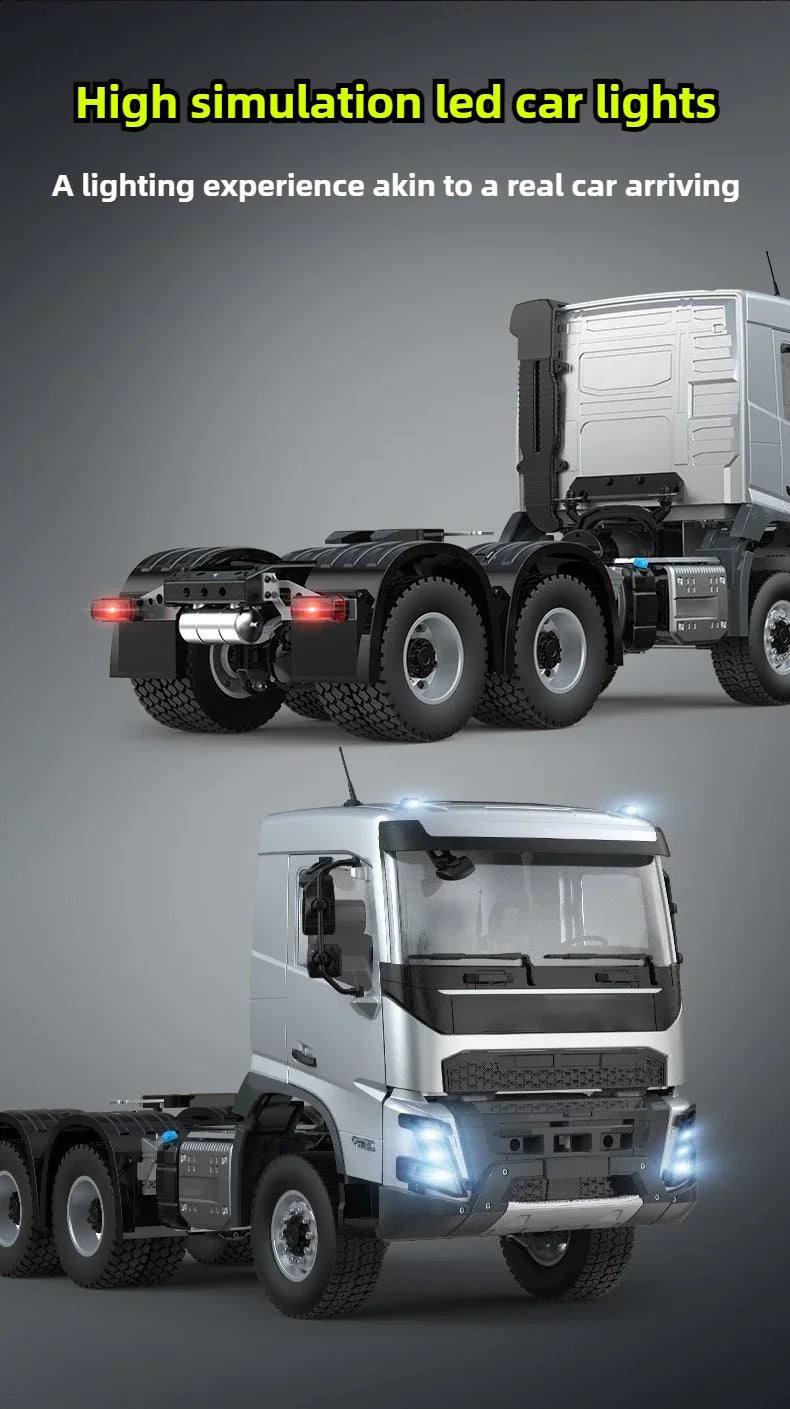 Double E E013 1/14 6X4 FMX Remote Control Tractor WITH Axle Differential RTR