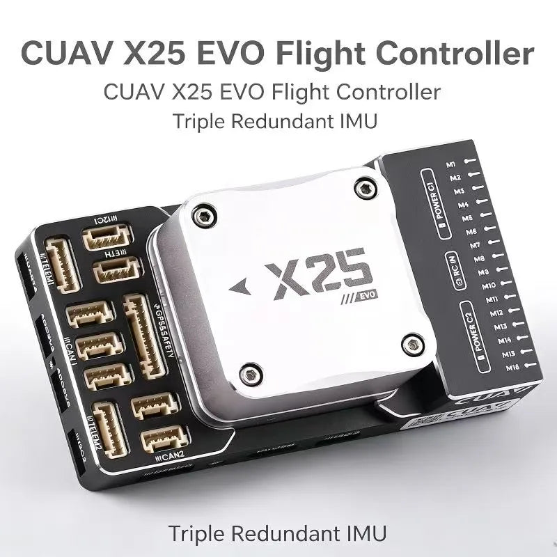 CUAV X25 EVO Autopilot Flight Controller with STM32H7 Processor Triple IMU for Multirotor Fixed Wing UGV USV