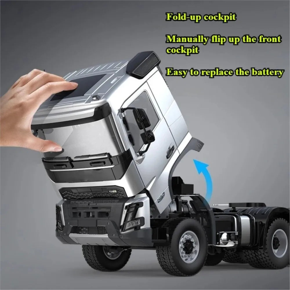 Double E E013 1/14 6X4 FMX Remote Control Tractor WITH Axle Differential RTR