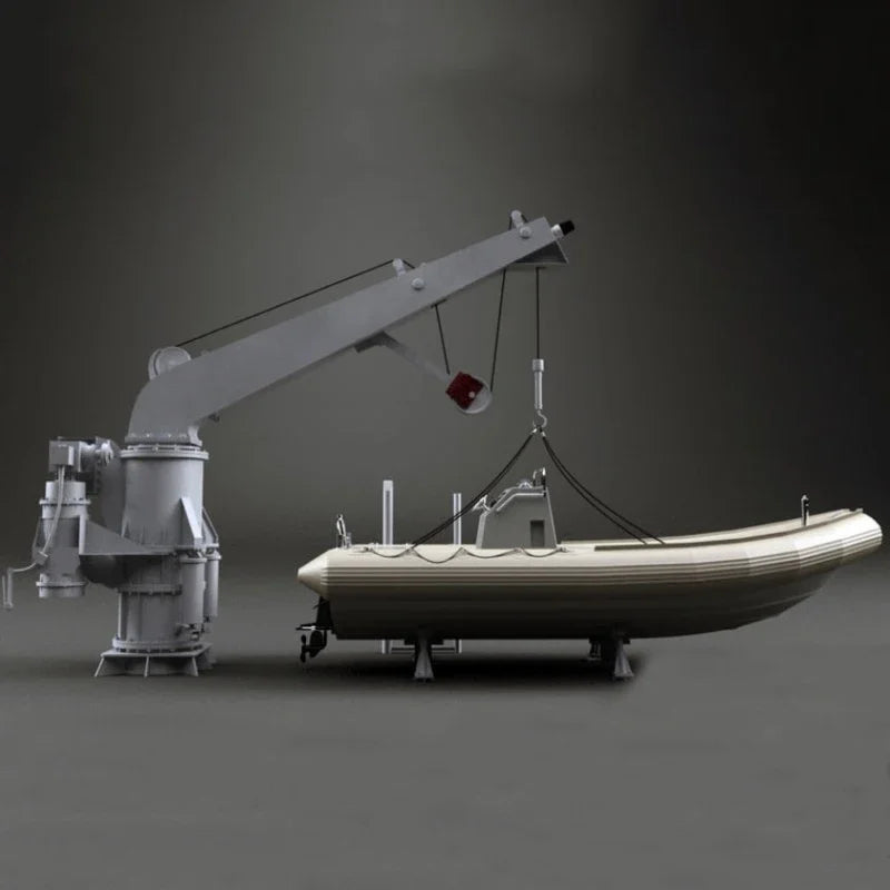 1/50 1/35 3d Resin Printing Ship Model Life Rafts and Cranes Complete Spare Parts
