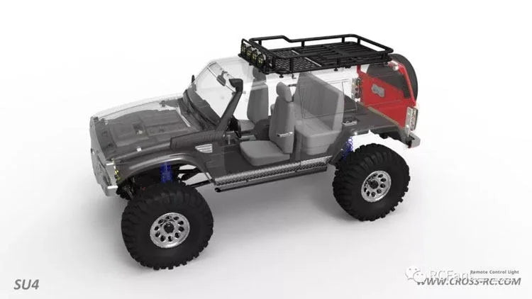 Crossrc 1/10 SU4 Rc 4WD Off Road Climbing Car KIT