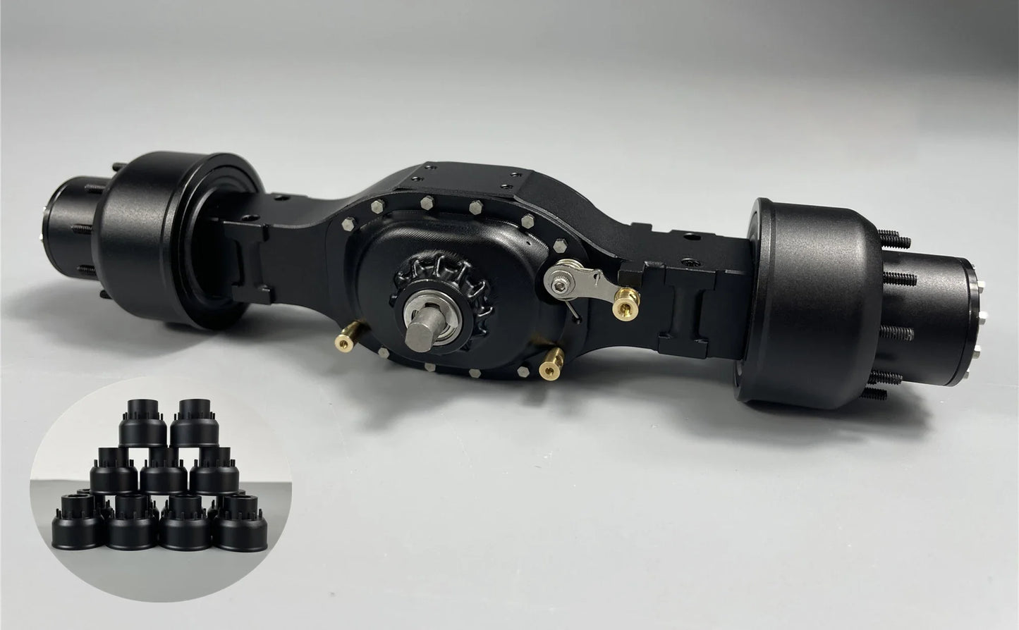 6x6 8x8 Metal Power Axle for 1/14 Tamiya RC Truck