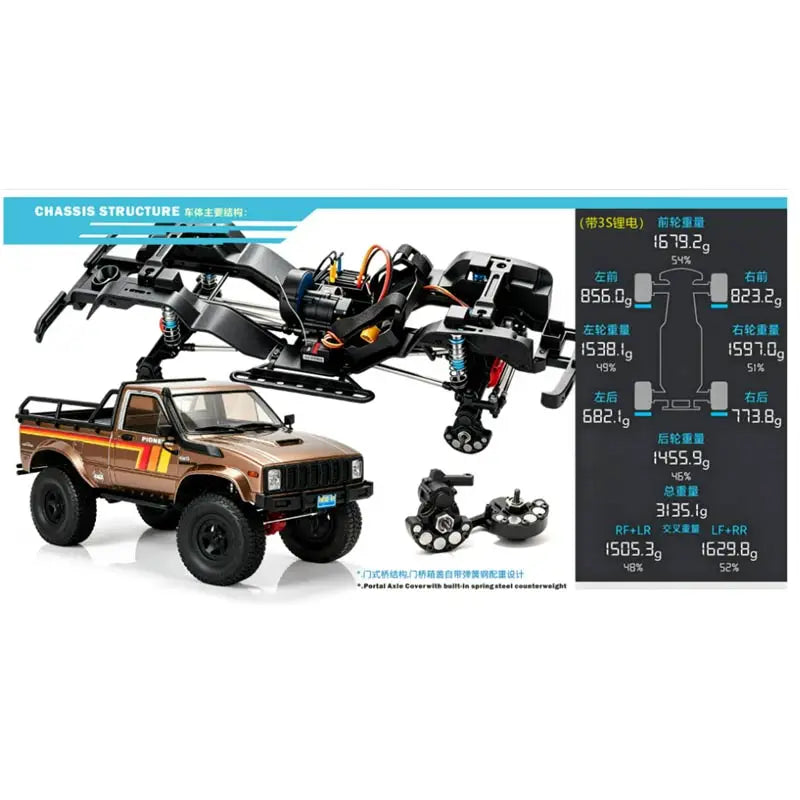 RGT EX86110pro Pioneer II 1/10 RC Car RTR