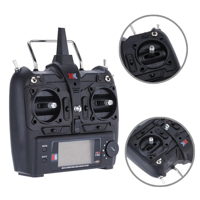 XK X6 Transmitter Radio XK K120 K110 K123 K124 X350 K130 K110S Helicopter Fixed Wing Aircraft Transmitter