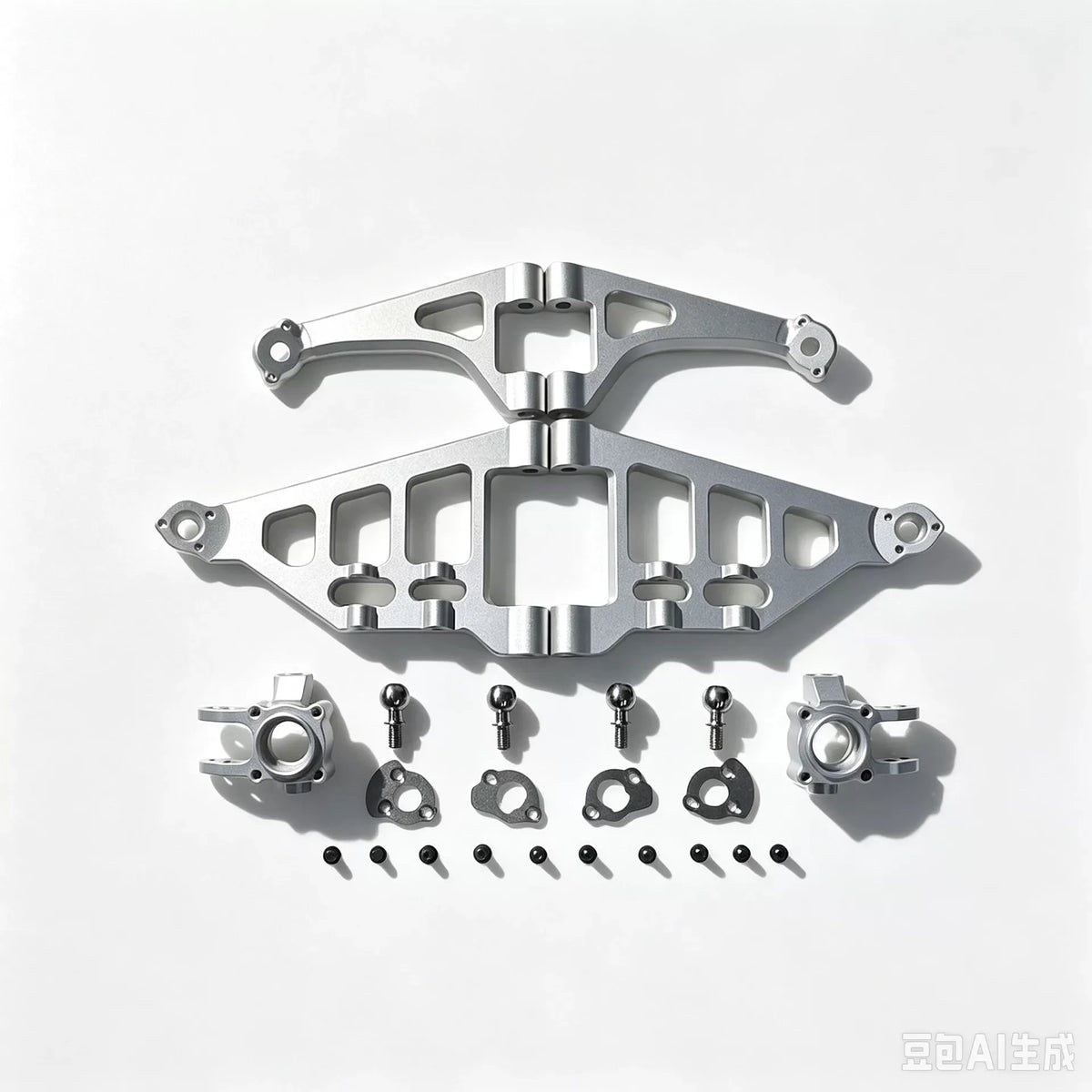 Aluminum Alloy Front Rear Control Arms for TRACTION HOBBY KM RAM 1500 TRX 1/8 RC Crawler  OP PART
