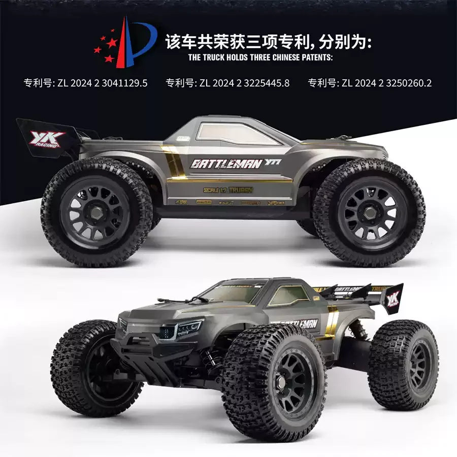 YIKONG YK9071 PRO RC Car 1:7 YT7 PRO 4WD Brushless rc Car RTR