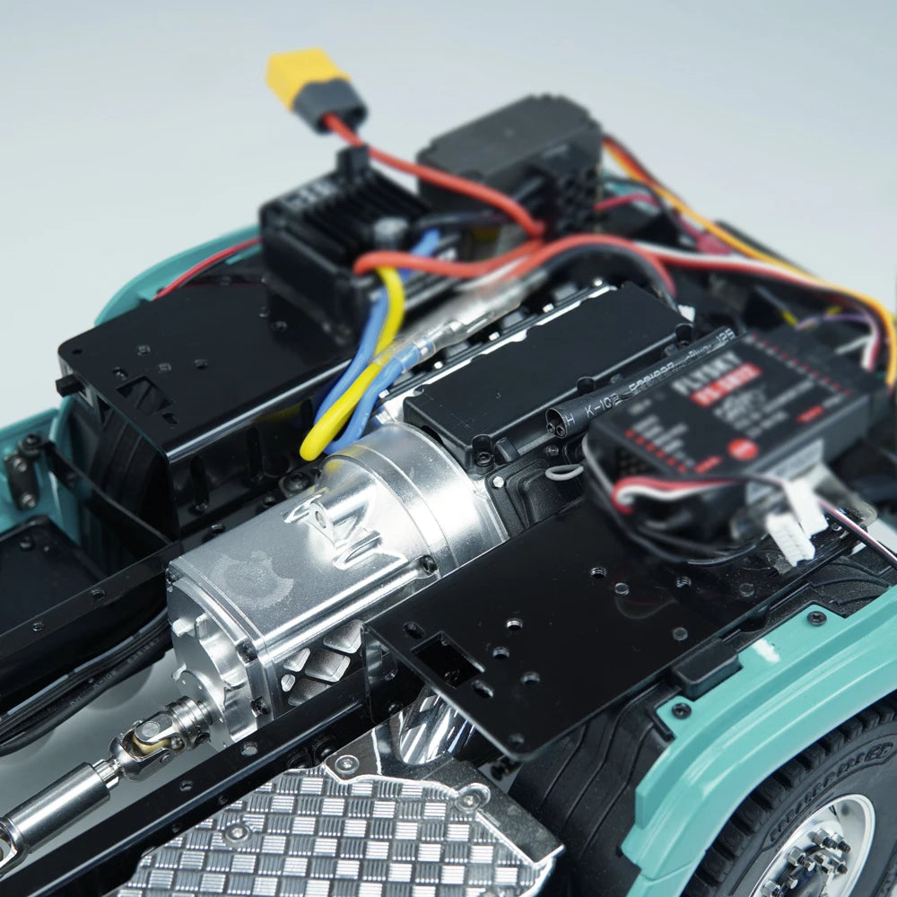 METAL Gearbox with Transfer Transmission for 1/14 Tamiya RC Truck DIY