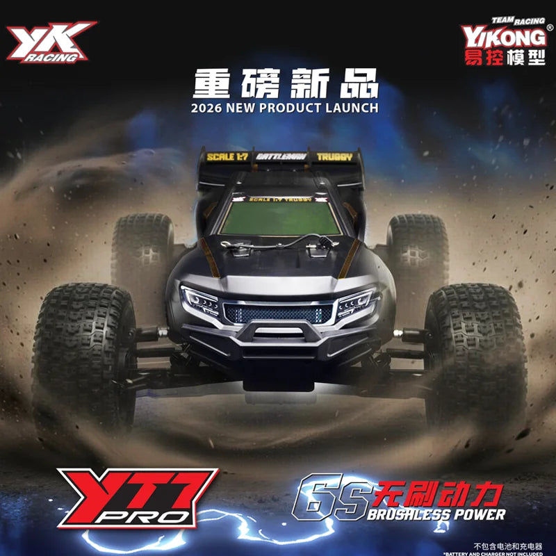 YIKONG YK9071 PRO RC Car 1:7 YT7 PRO 4WD Brushless rc Car RTR