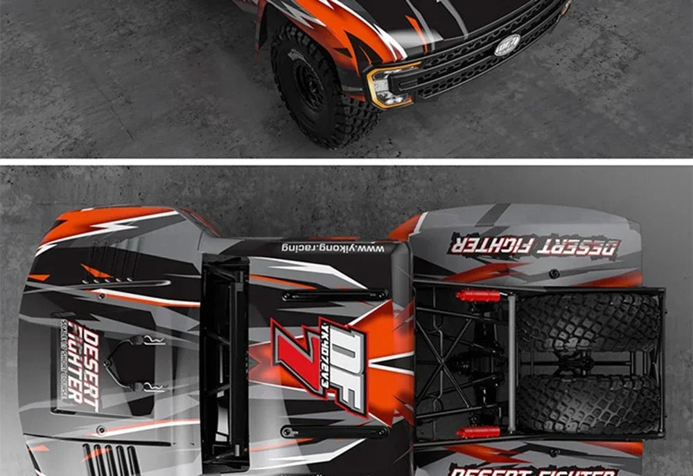YIKONG YK4072 DF7 V4 1/7  Rc Desert Short Car RTR