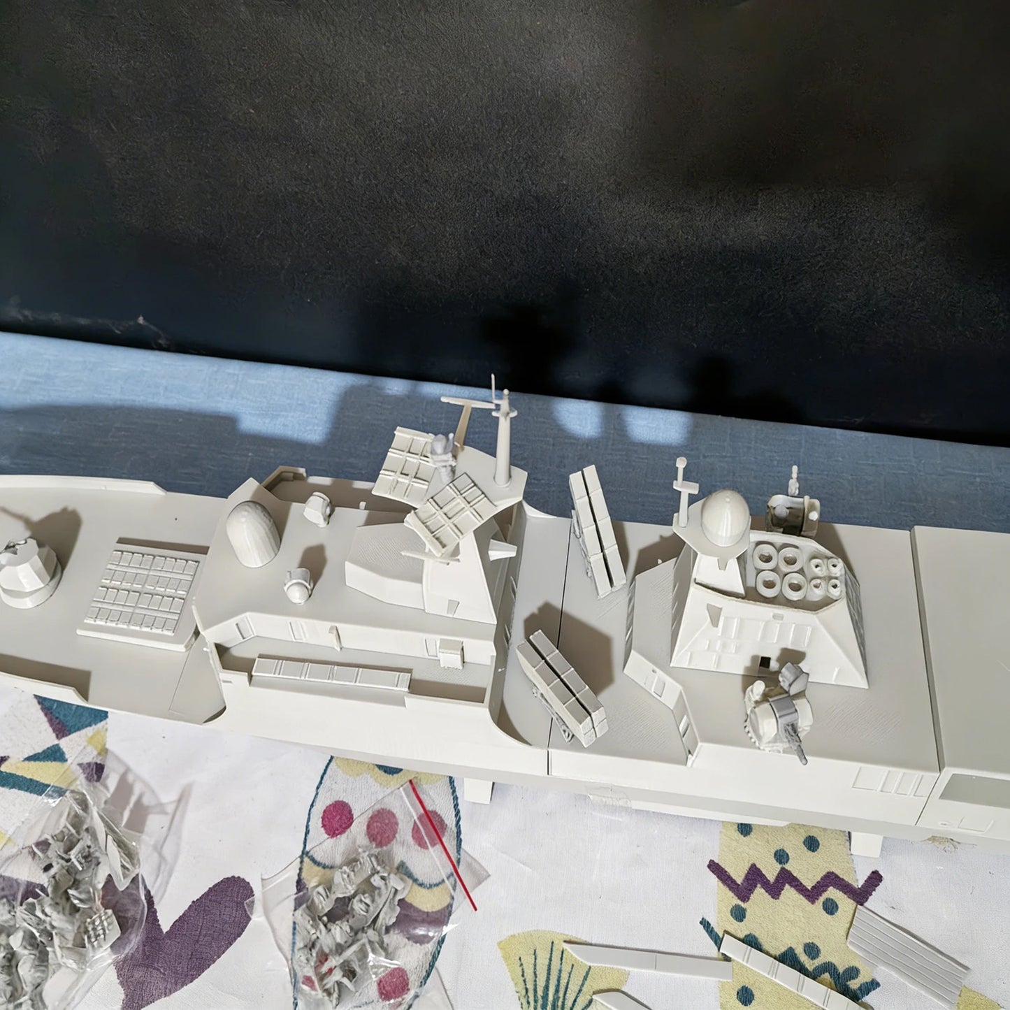 1/150 054A 3D Printed PLA  Assembly Model Boat Kit 90cm