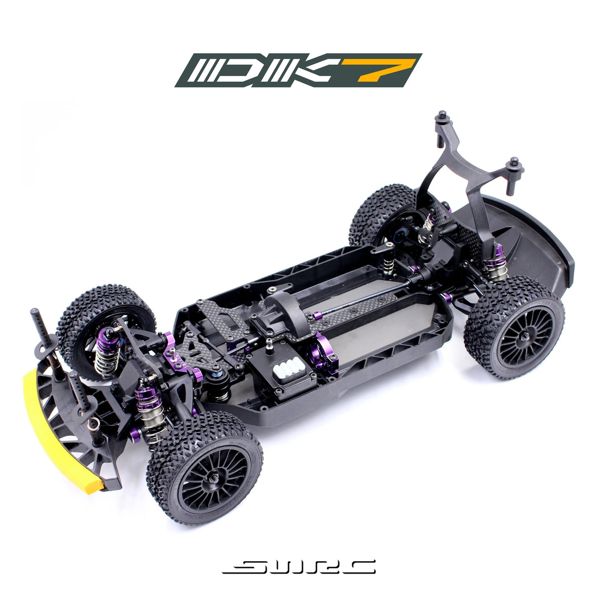 SNRC DK7 1/10 SHAFT‑DRIVEN ELECTRIC 4WD RALLY CAR CHASSIS