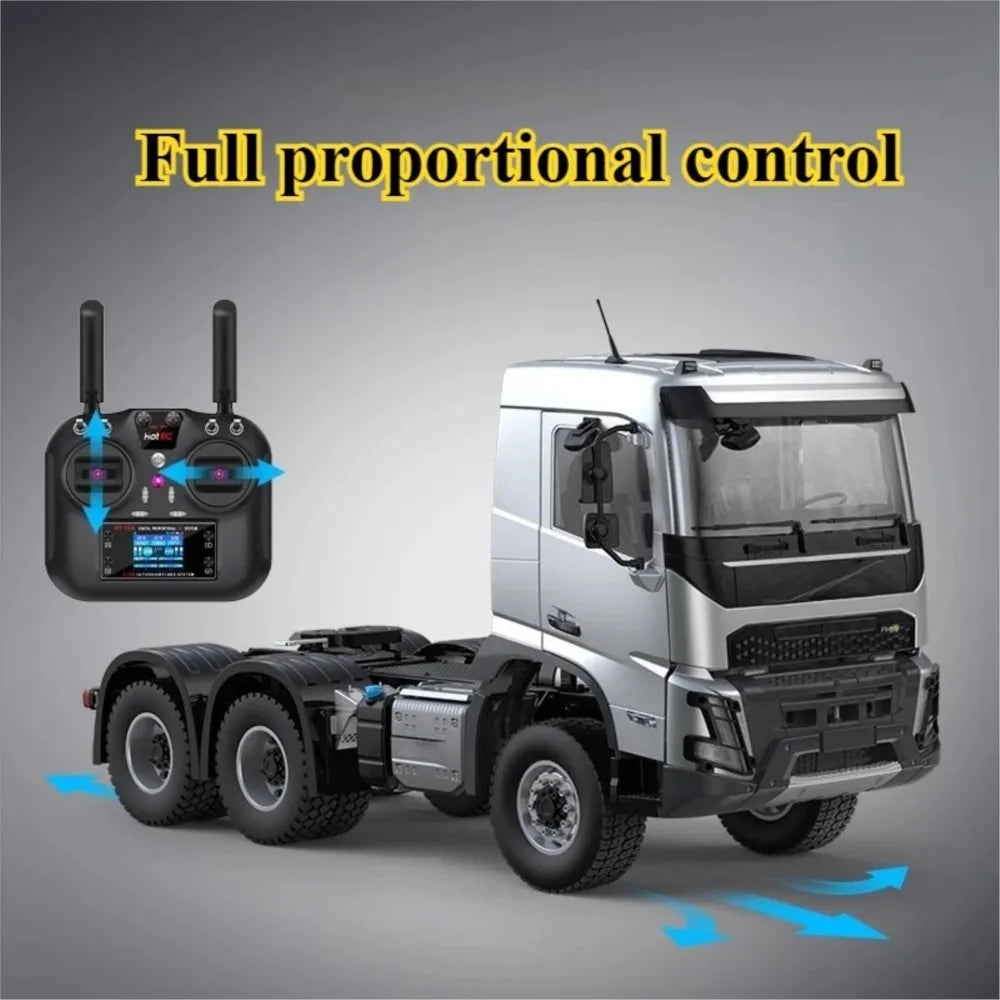 Double E E013 1/14 6X4 FMX Remote Control Tractor WITH Axle Differential RTR