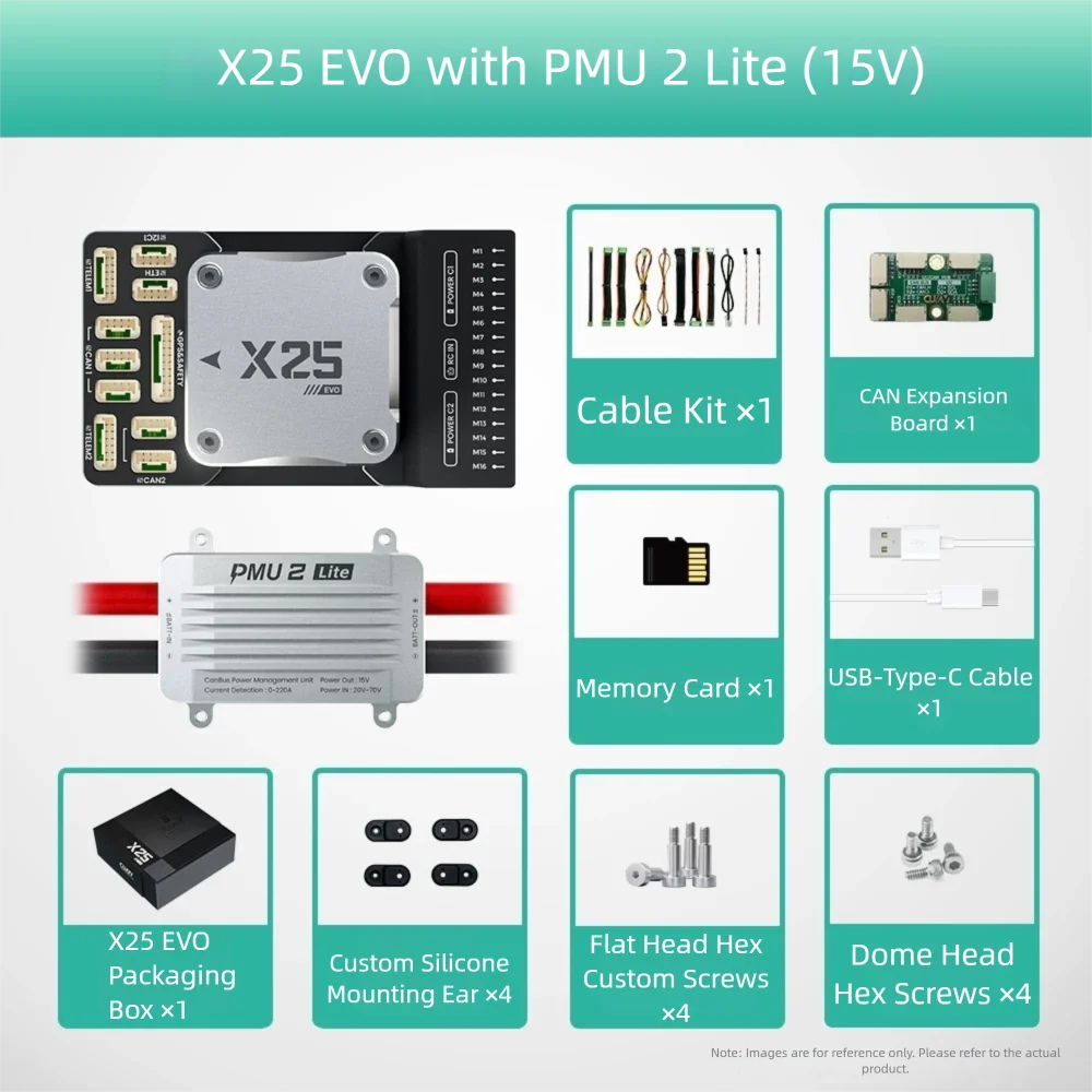 CUAV X25 EVO Autopilot Flight Controller with STM32H7 Processor Triple IMU for Multirotor Fixed Wing UGV USV