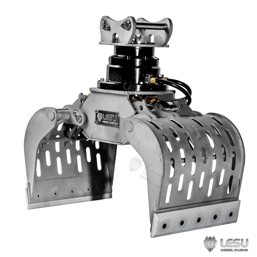 LESU 1/14 RC Hydraulic Engineering Full Metal Excavator AT-CO033-B Mechanical Claw