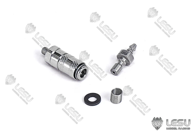 LESU Oil Nozzle Y-1517 High-pressure Quick Disassembly Conversion Joint For RC Hydraulic Excavator
