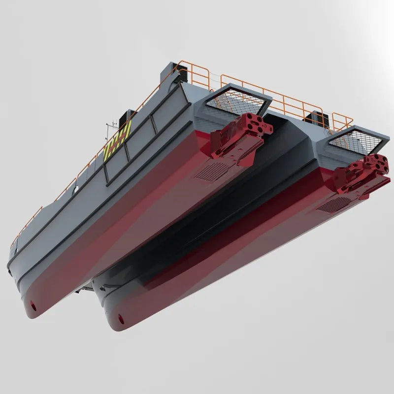 3D Printing Dual-body Operation Remote Control Boat kit 88cm length