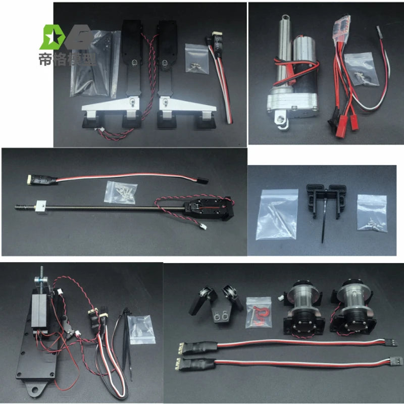 Tow Truck Modification Accessories for 1/14 Tamiya RC Truck 56362 Volvo FH16 750