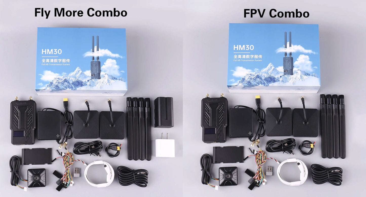 SIYI HM30 30KM Long Range 1080p 60FPS Full HD Digital Image Transmission FPV System with SBUS PWM Mavlink Telemetry OSD CE FCC