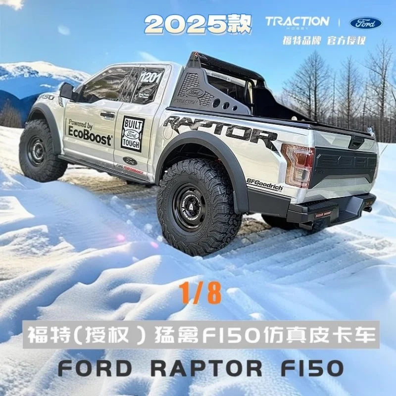 TRACTION HOBBY KM F150 1/8 Raptor F150 Pickup BRUSHED Remote Control Car  RTR