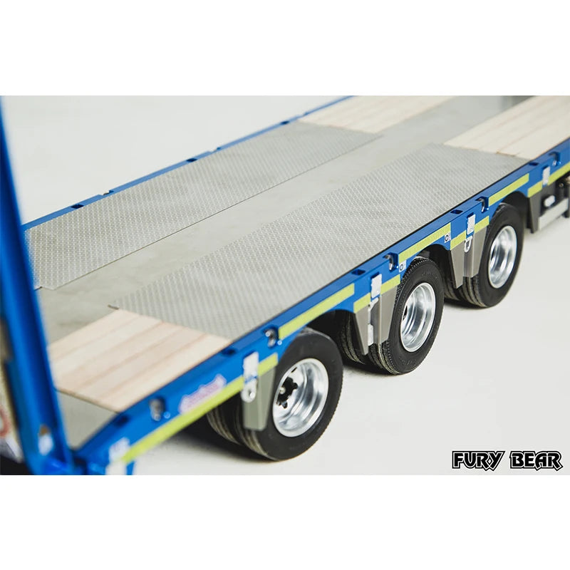 FURY BEAR Nooxion 1/14 OSDS 48-03 Series Engineering 3-axle Trailer Model