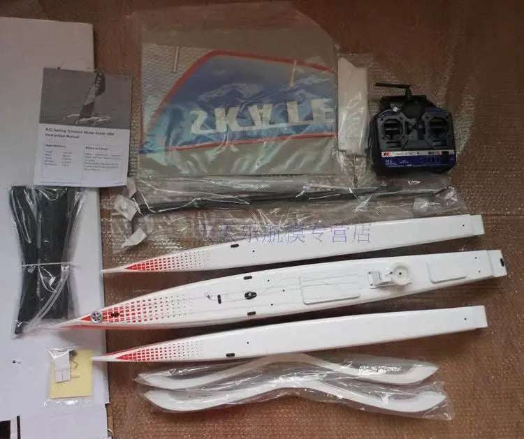 Remote Control Sailing SKATE1000 Fiberglass Hull Yacht  RTR