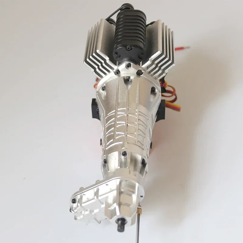 JDMODEL JDM-138 V8 Engine Two-Speed Transmission for SCX10 TRX4 1/10 RC Crawler