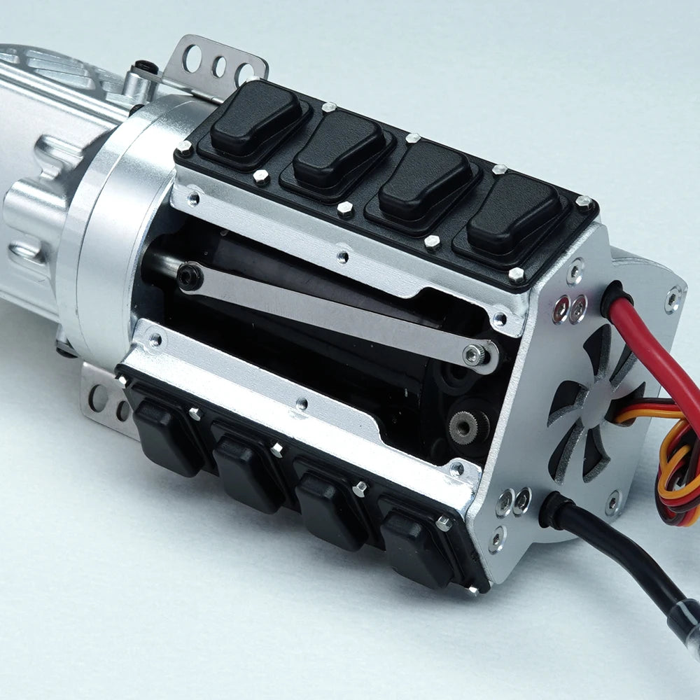 METAL Gearbox with Transfer Transmission for 1/14 Tamiya RC Truck DIY
