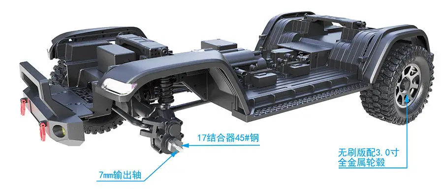 CKMX Ck5811 V2 1/7 Rc Brushless Off Road Crawler RTR