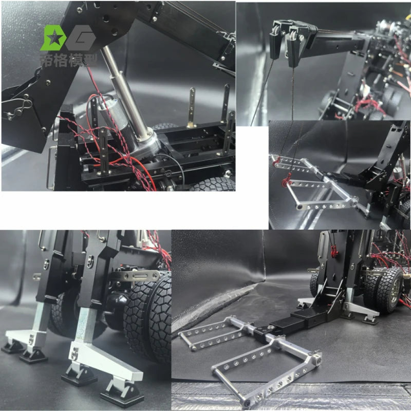 Tow Truck Modification Accessories for 1/14 Tamiya RC Truck 56362 Volvo FH16 750