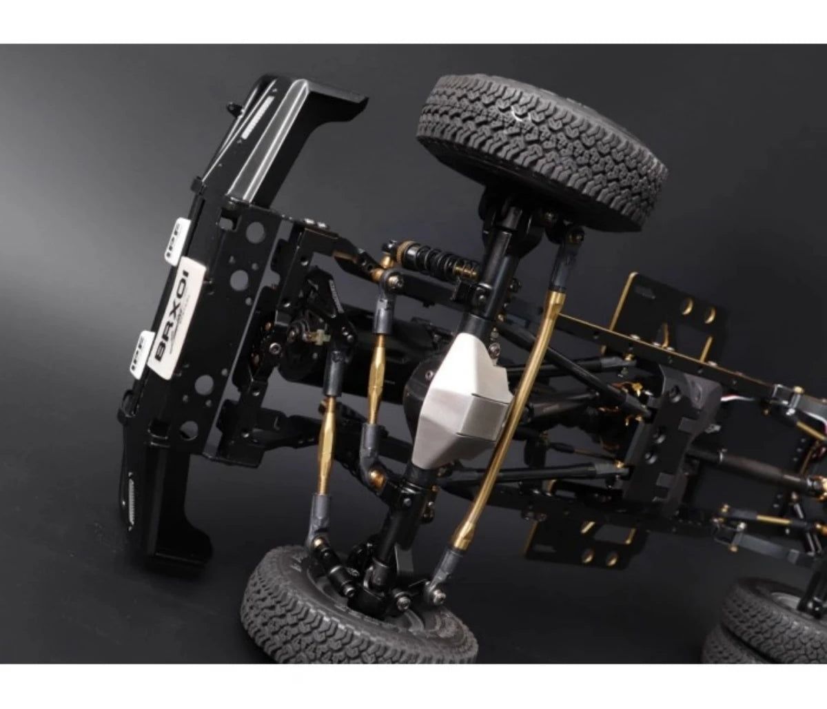 RC Metal Axle Guard for 1:10 Scale Rock Crawler Car BoomRacing 88/109 AWB BRX01 BRX02 RC Chassis Option part