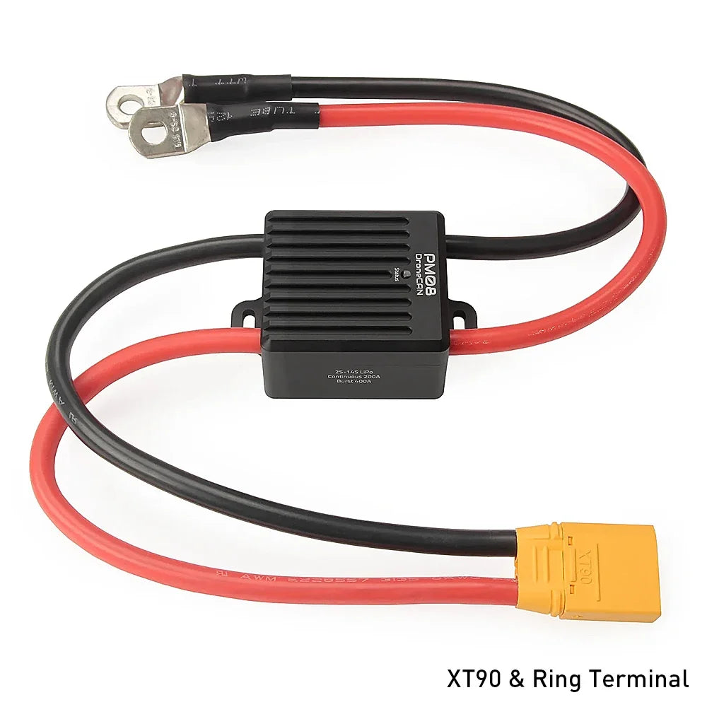 Holybro DroneCAN PM08-CAN Power Module 2-14S 200A Dual Step Down UBEC Output With 2x Independent 5V Out For RC FPV Drone