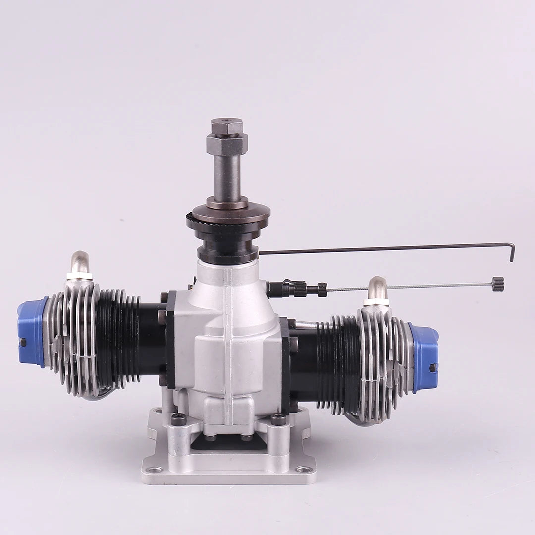 ASP FT160AR Dual Cylinder Methanol Engine Four Stroke for Fixed Wing Remote-Controlled Aircraft