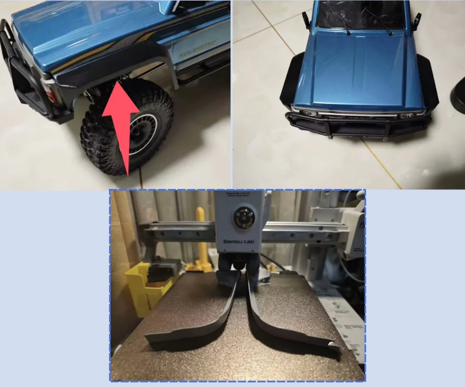 YIKONG YK4107 Y60 1/10 RC Crawler 3d Print Op Part