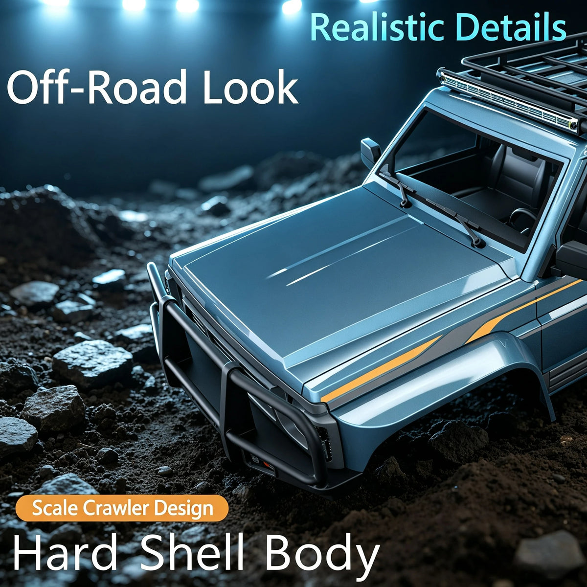 Yikong YK4107 1/10 Y60 RC Crawler Car Shell Assembly 21204 Painted Shell for 1/10 Trx4 Rc Car 324mm Wheelbase
