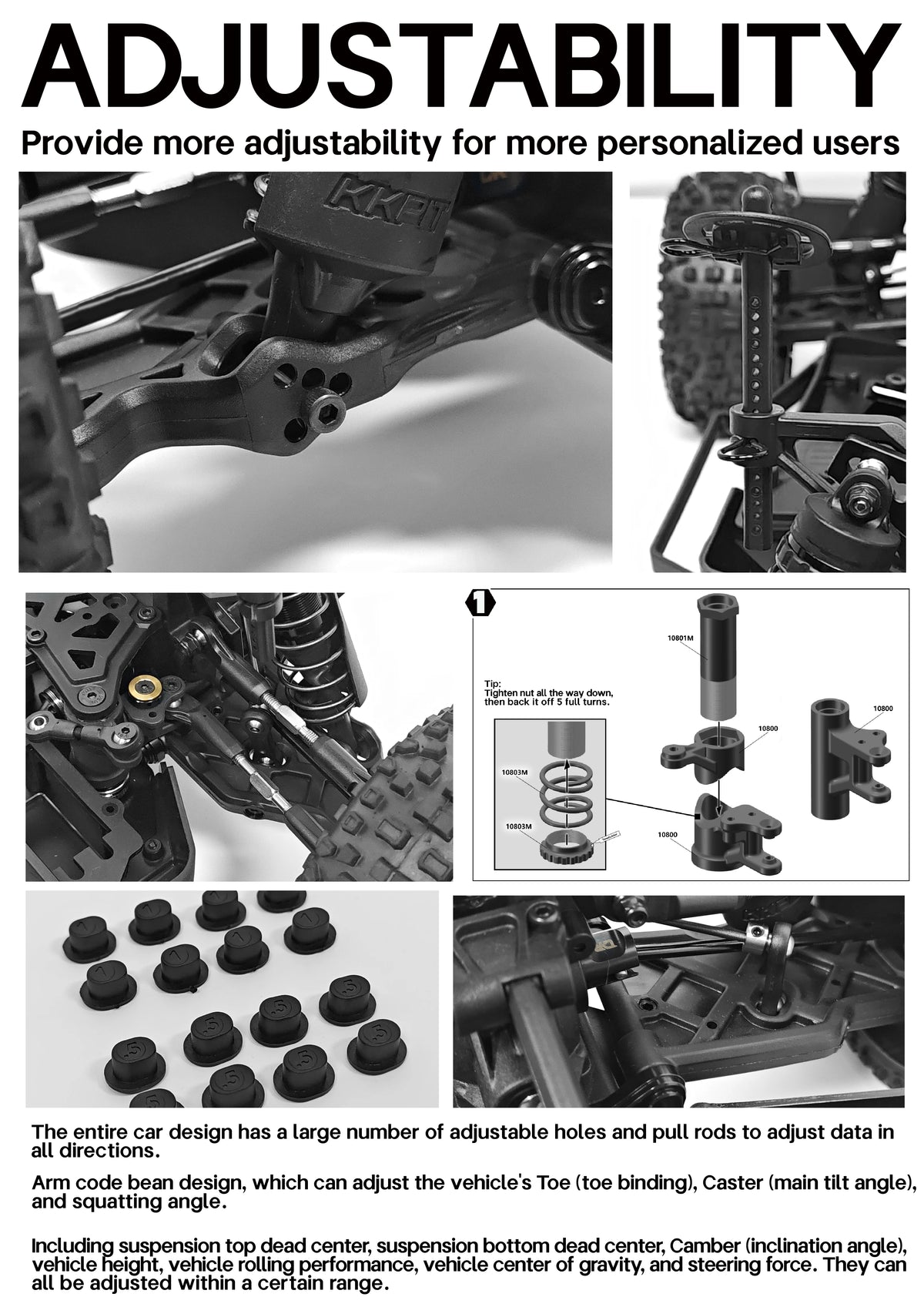KKPIT 1/8 KONE SP LBE L-BUGGY Electric RC Buggy 330mm Wheelbase KIT