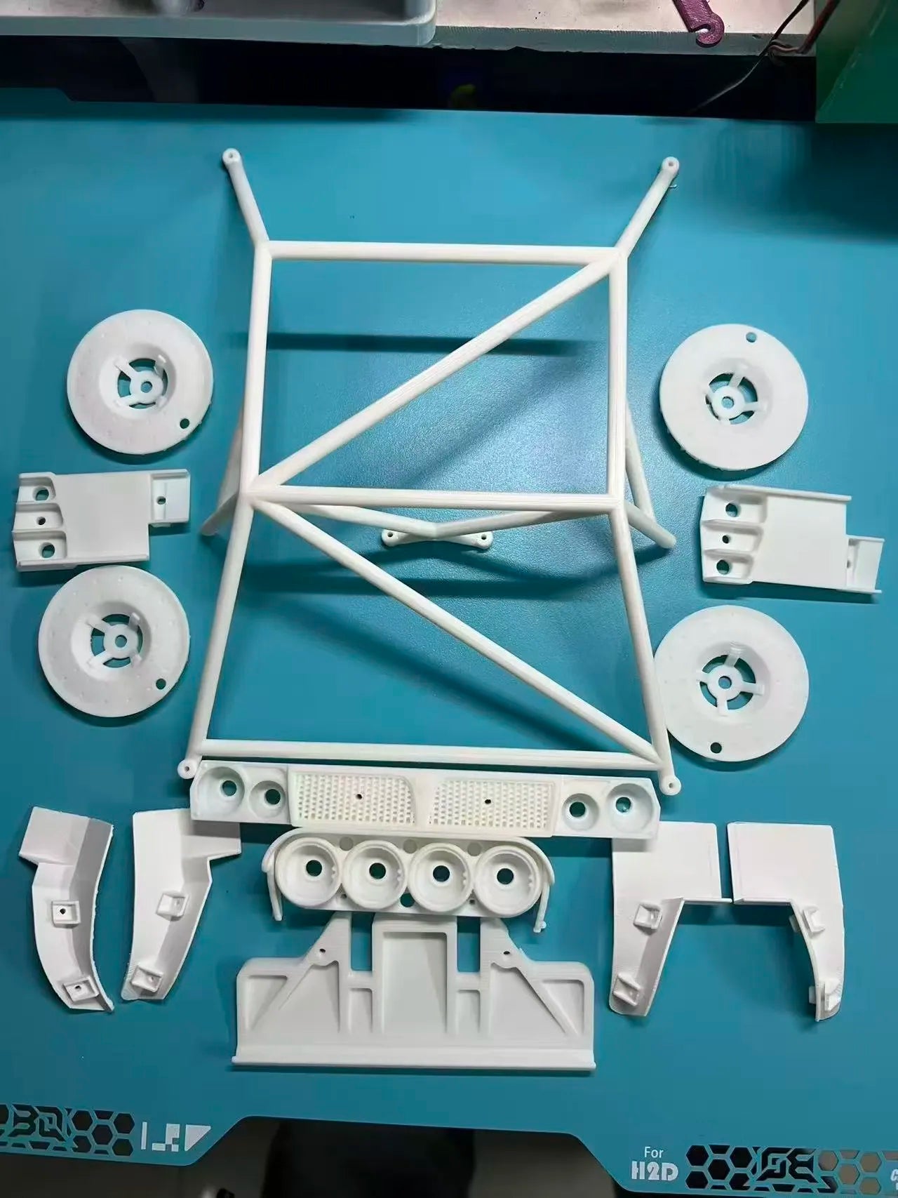 3d Print Op Parts Set for 1/10 Tamiya Lancia Delta Integrale Shell 51401 Xv01 Xv02 Tt01 Tt02 Rc Car