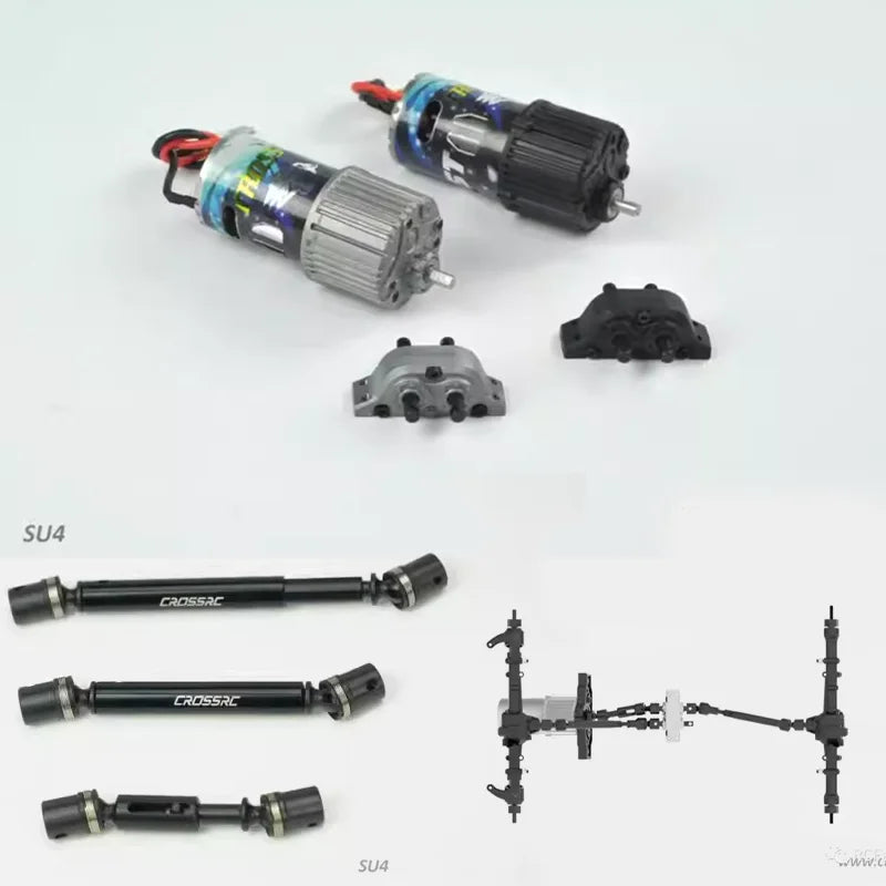 Crossrc 1/10 SU4 Rc 4WD Off Road Climbing Car KIT