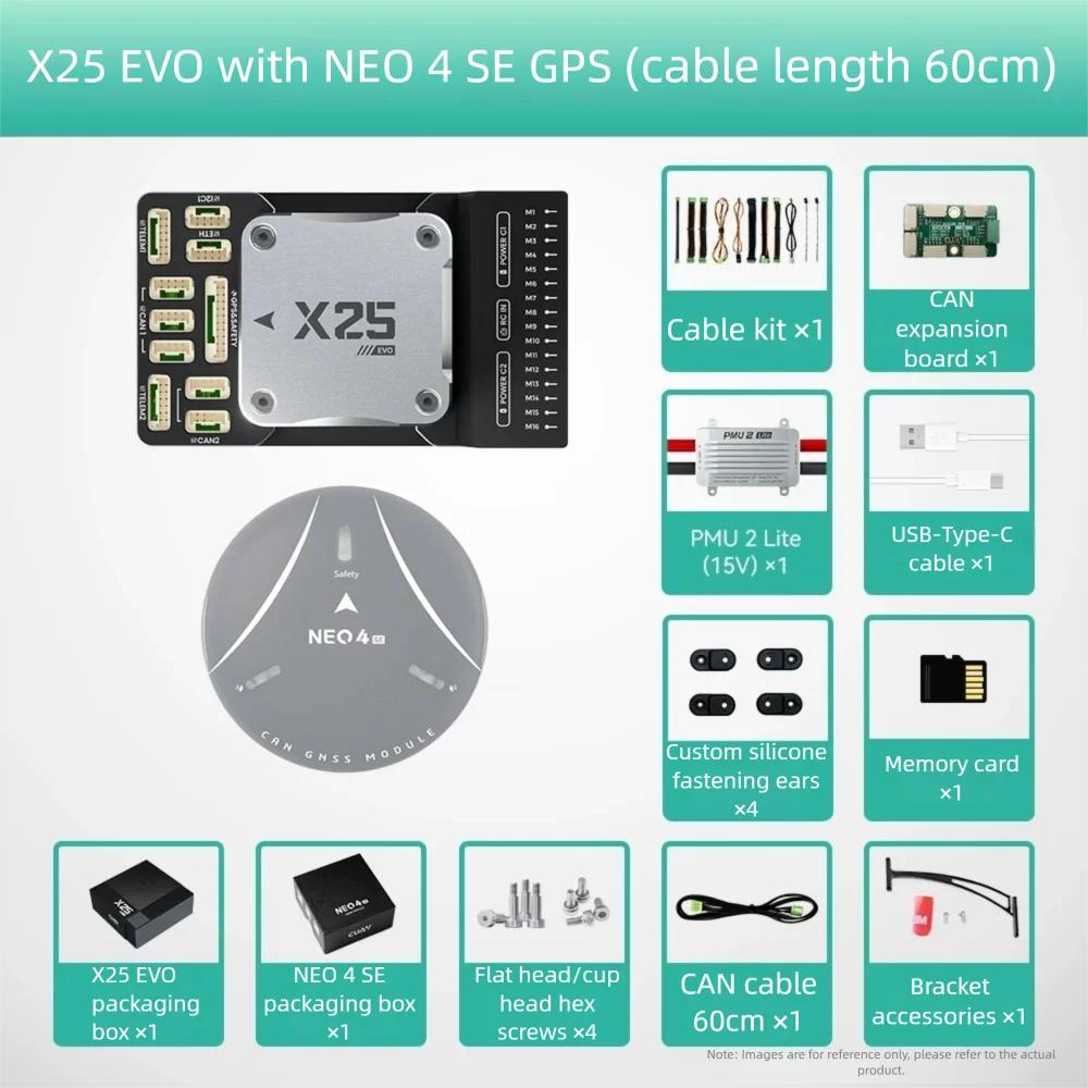 CUAV X25 EVO Autopilot Flight Controller with STM32H7 Processor Triple IMU for Multirotor Fixed Wing UGV USV