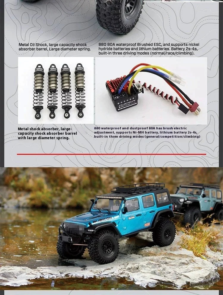 YIKONG Yk4082 V3 1/8 Brushless 4WD Rc Car RTR