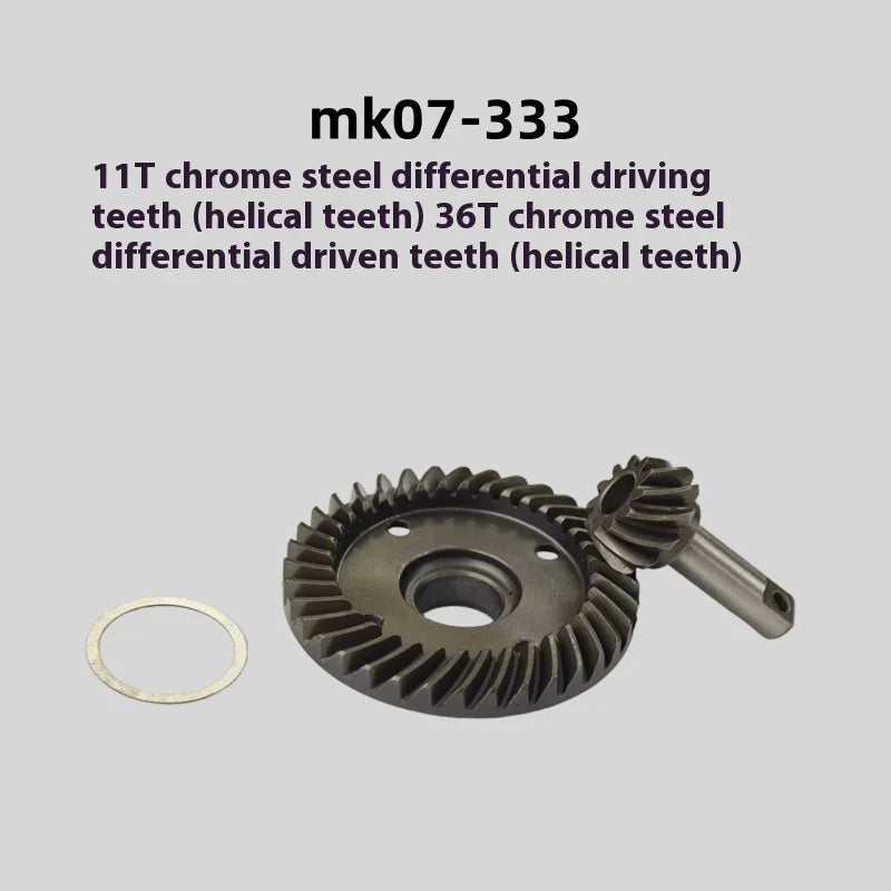 RLAARLO Mk07 Jk07pro Op Part Metal Accessories Armor Weight C Seat Steering Cup Bridge Cover Front Bar Differential Shell