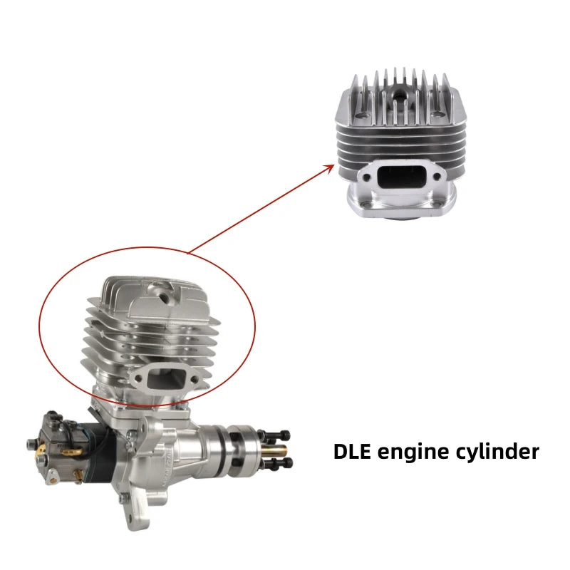 DLE Engines  Cylinder Head DLE30/35RA/40/55/55RA/111/120/130 RC Model Aircraft Gas Engine Replacement